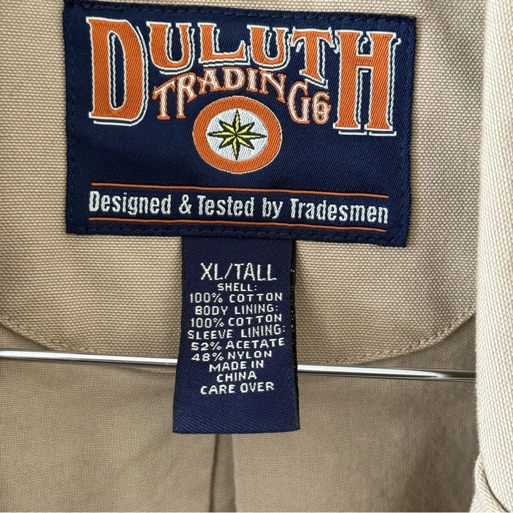 Duluth Trading Company Heavyweight  Cotton Canvas Field Work Jacket